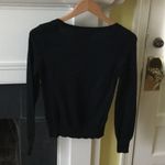 Gap Vintage Sweater w/ Bow Tie Accent Collar Black - Sz S Photo 1