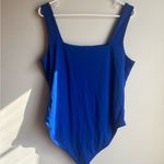Old Navy Women’s  Blue Square Neck Bodysuit Size XL Photo 5