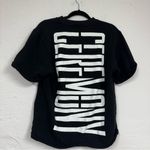 Opening Ceremony  Black & White Graphic Print Short Sleeve Sweatshirt Womens S Photo 11