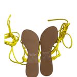 Colin Stuart Womens Neon Strappy Gladiator Sandals Yellow Size 6 NEW Festival Photo 7