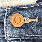 Lucky Brand  Mid Rise Crop Ava Blue Jeans 5 Pockets Stretch Denim Photo 6