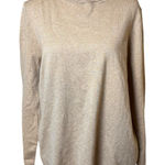 Talbots Tan Turtleneck Sweater Size X Casual Classic Neutral Minimalist Office Photo 0