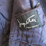 VINTAGE MADE IN FRANCE BLUE FAUX FUR COLLAR JACKET Size M Photo 5