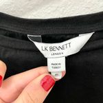 LK Bennett  Loretta Black Jersey Long Sleeve Top Size XS Photo 2