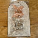 Ettika  Pink and Cream Hair Clips Photo 0