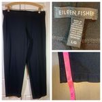 Eileen Fisher  Pants Womens Large Black Minimal‎ Capsule Office Church Work Basic Photo 1