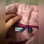 Lands' End Lands’ End Oeko-Tex Cowl Turtle Neck Pullover Sweater Pink Comfy Size M 10 12 Photo 4