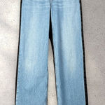 PacSun 90’s Boyfriend Jeans Women’s Size 24 Two-Tone Split Black Blue Denim Y2K Photo 0