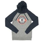 Campus Lifestyle MLB Detroit Tigers Women's Lightweight Bi-Blend Hooded T-Shirt, XS Photo 0