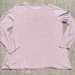 Chico's XL 16 sz 3 lavender long sleeve tee The ultimate tee rayon spandex Photo 0