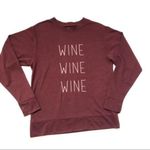 City Streets  Womens Maroon Graphic Sweatshirt Sz M Photo 0