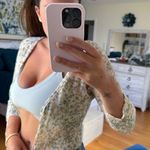 Free People Vintage Floral Top Lace Photo 3