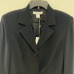Diane Von Furstenberg DIANE Bon Furstenberg Black Silk Blazer Size Medium NWT Photo 1