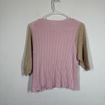 Atelier Delphine Ribbed Sweater Size Small Pink Photo 1