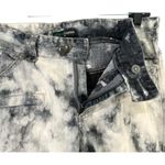 Gracia Fashion Moto Jeans Women M Black Acid Wash Ankle Zip Grunge Streetwear Size 10 Photo 2