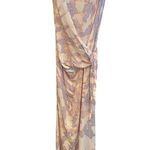 Olivaceous Anthropologies ethereal lavender & pink tie dye wrap maxi tank dress Photo 0