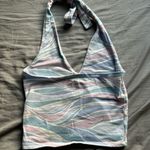 Hollister  Pastel Striped Halter Top Photo 1