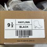 Journee Collection  Women’s Haylinn Square Toe Bootie- Black- Size 9.5 Photo 5