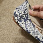 Sam Edelman Felicia Womens 9.5 Leather Snakeskin print Slip On Ballerina Flat Photo 3