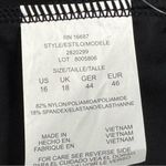 Swim Solutions Women’s Slit Swim Skirt Black Size 16 Photo 4