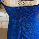 SheIn  Dark Blue Satin Dress Photo 1