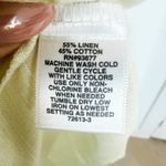 Liz Claiborne Linen Blend Dress Butter Yellow Size M Lagom Summer Coastal Photo 4