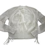 Joie  Sweater Womens XS Adanya‎ Porcelain White Cotton Cashmere Knit Pullover Photo 4
