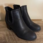 Jack Rogers  Pippa waterproof Black Leather Ankle Boots Booties Sz 7.5 Block Heel Photo 0