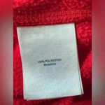 Lands' End Lands’ End Women’s Red Fleece 1/4 Zip Pullover Size XL Warm Cozy Classic Photo 4