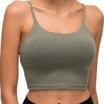 Amazon  Women Padded Sports Bra Fitness Workout Running Shirts Yoga Tank Top Photo 0