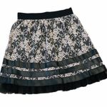 Tulle And Lace Mini Skirt Black Size M Photo 3
