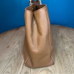 Tory Burch  Carter Smooth Leather Tote Aged Vachetta Tan Shoulder Bag Large Photo 1