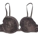 Calvin Klein Emotive Natural Lift T-Shirt Padded Underwire Bra Brown Tulle 36B Photo 1