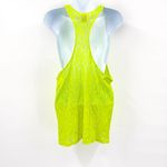 PINK - Victoria's Secret Victoria's Secret Oversized Lace Back Neon Yellow Oversized Racerback Tank Top Photo 1
