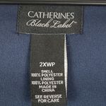 Catherines  Maxi Dress 2XWP Multi Artsy Print Sleeveless Boho Retro Chiffon Long‎ Photo 3