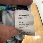 SheIn Floral Ruffle Knit Stretch Mini Skirt Size 6 Photo 6