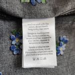 We Wore What Black Floral Cropped Blouse NWT Size Large Boho Floral Blouse Photo 9