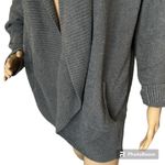 Barefoot Dreams Womens CozyChic Lite CircleCardigan Size 1X Open Front Grey 423 Photo 6