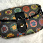 Dooney & Bourke Vintage  Stamp Medallion Multi Color Pouch Photo 0