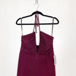 Katie May NWT Revolve  Never Cross Jumpsuit Split Leg Women's Burgundy XL $275 Photo 5