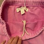 Saltwater Luxe  prism pink jogger with heart. Inside is French terry size small Photo 5