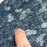 L'Agence L’Agence Blue Printed Swing Dress Womens Size Small Stretch Short Sleeve *FLAW* Photo 8