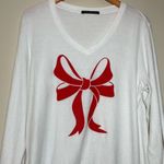 Wildfox Bow V-Neck Sweatshirt Photo 1