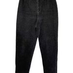 Vintage Hi Rise Black Denim Women's Mom Jeans Hollywood Waist Size 8 Photo 0