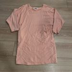 Holding Horses  Anthropologie Pink Cocoon Sweatshirt Textured Dress Size S Photo 1