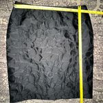 Escada Women’s Size 38 M Black Floral Jacquard Straight Pencil Skirt Size M Photo 5