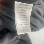 Coldwater Creek  Open Front Crochet Lace Long Line Jacket Black size 14 Photo 8