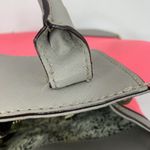 Rebecca Minkoff  Amorous Satchel Bright Pink Gray Leather Bag Crossbody Strap Photo 9