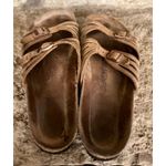 Birkenstock  Granada Habana/Tobacco Oiled Leather Adjustable Straps w/Cut Outs 38 Photo 3