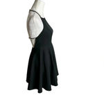 Lulus  Adore You Black Pearl Skater Strappy Back Mini Dress Size S Photo 8